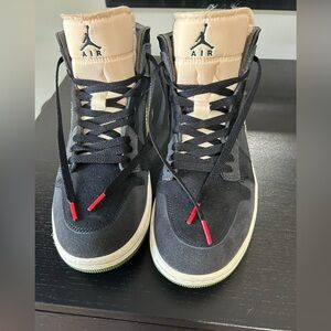 NIKE AIR  JORDAN 1 MID SE CRAFT . Olive anthracite High-Top Sneakers    Size 9.5